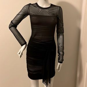 Black long sleeve dress